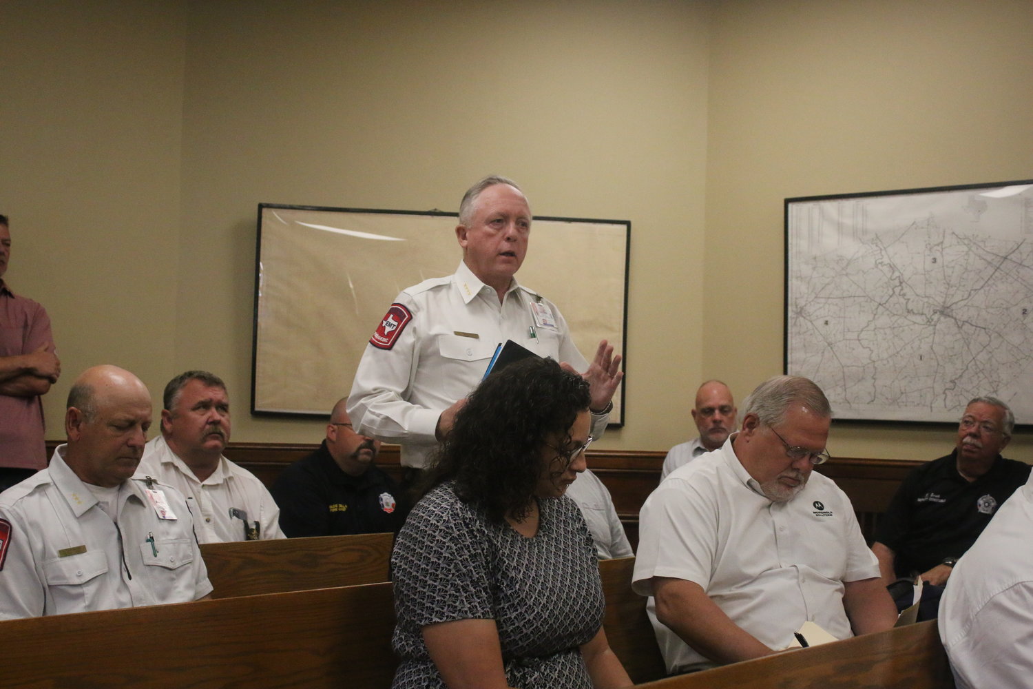 Gonzales County Emergency Services District executive director Eddie Calendar Jr. talks about his preference in mobile units.